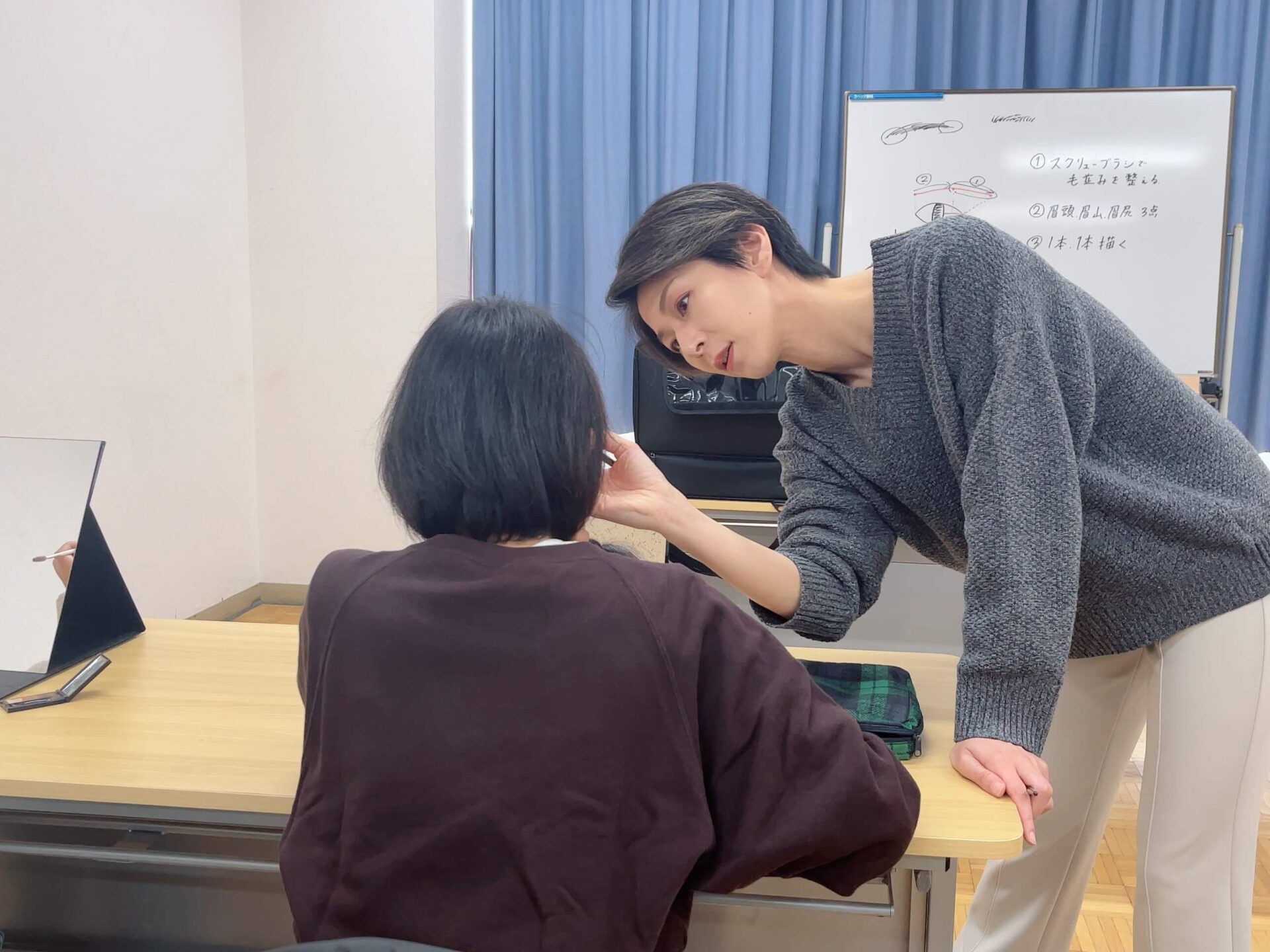 【ラペック静岡】今年最初の眉メイクレッスン